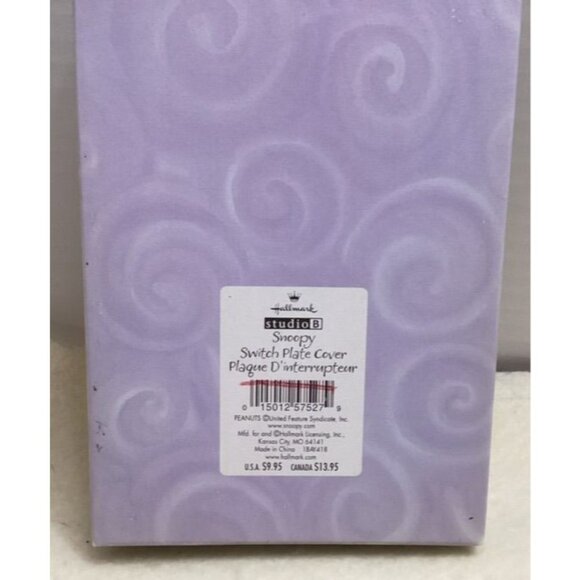 Hallmark Studio B Snoopy Switch Plate Cover - Picture 5 of 6